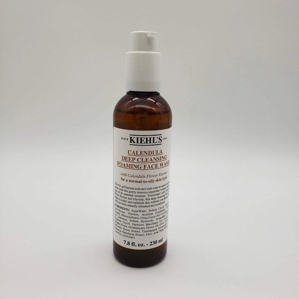 Kiehl's Since 1852 Calendula Deep Cleansing Foaming Face Wash | 230ml | NEW